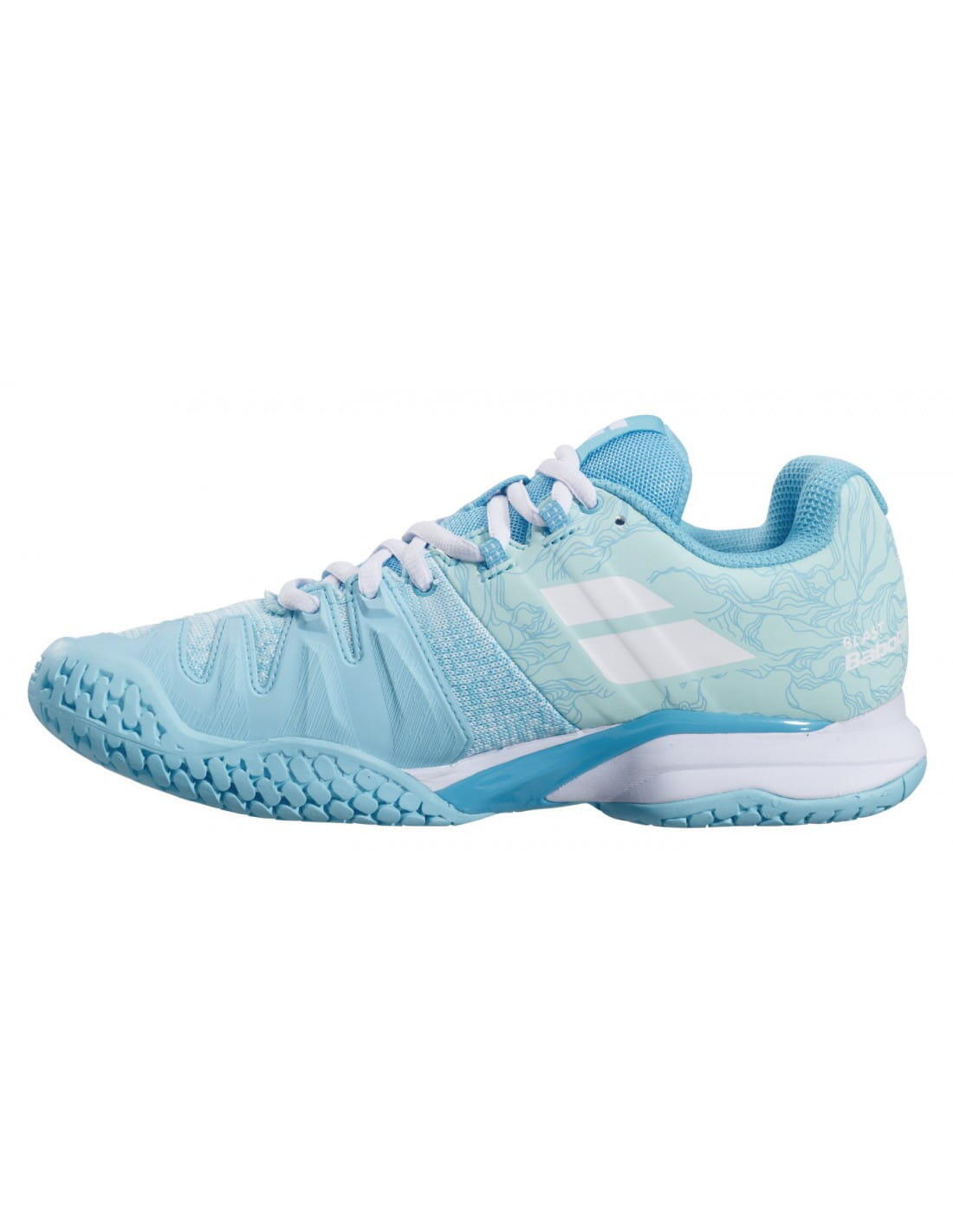 Buty tenisowe damskie Babolat Propulse Blast All Court tanager turquoise 36 2/3