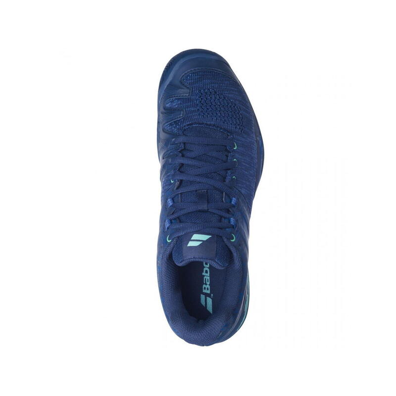 Buty tenisowe męskie Babolat Propulse Blast clay men dark blue/viridian green 43