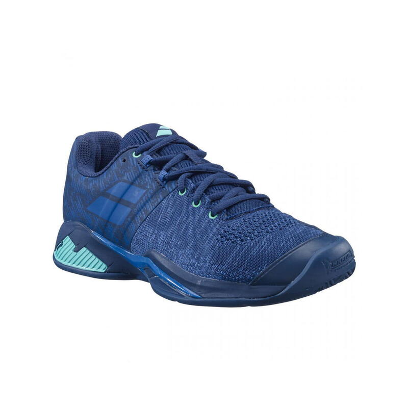 Buty tenisowe męskie Babolat Propulse Blast clay men dark blue/viridian green 44