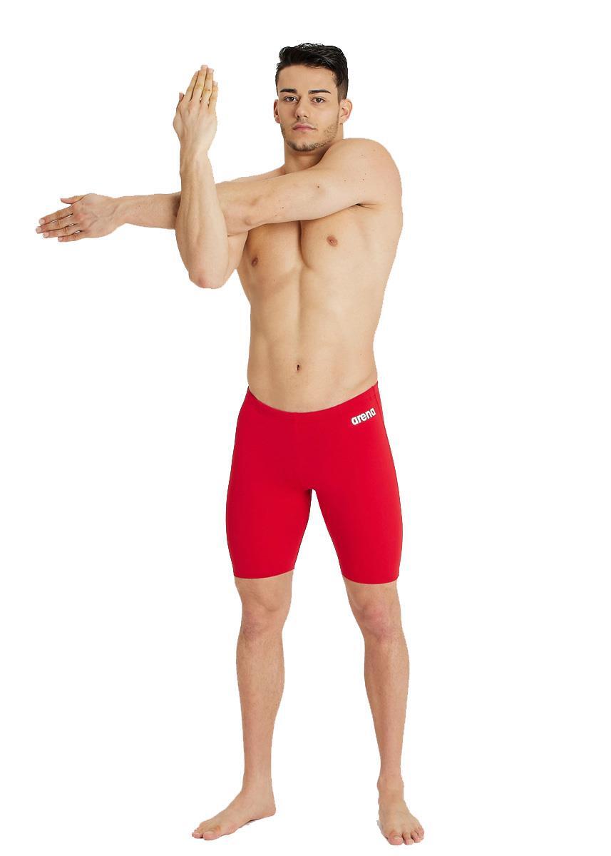 arena Men Jammer Solid, Red-White 4/5