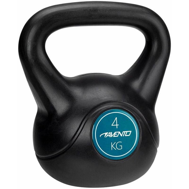 Kettlebell Avento 4 KG, Negru, 4 KG