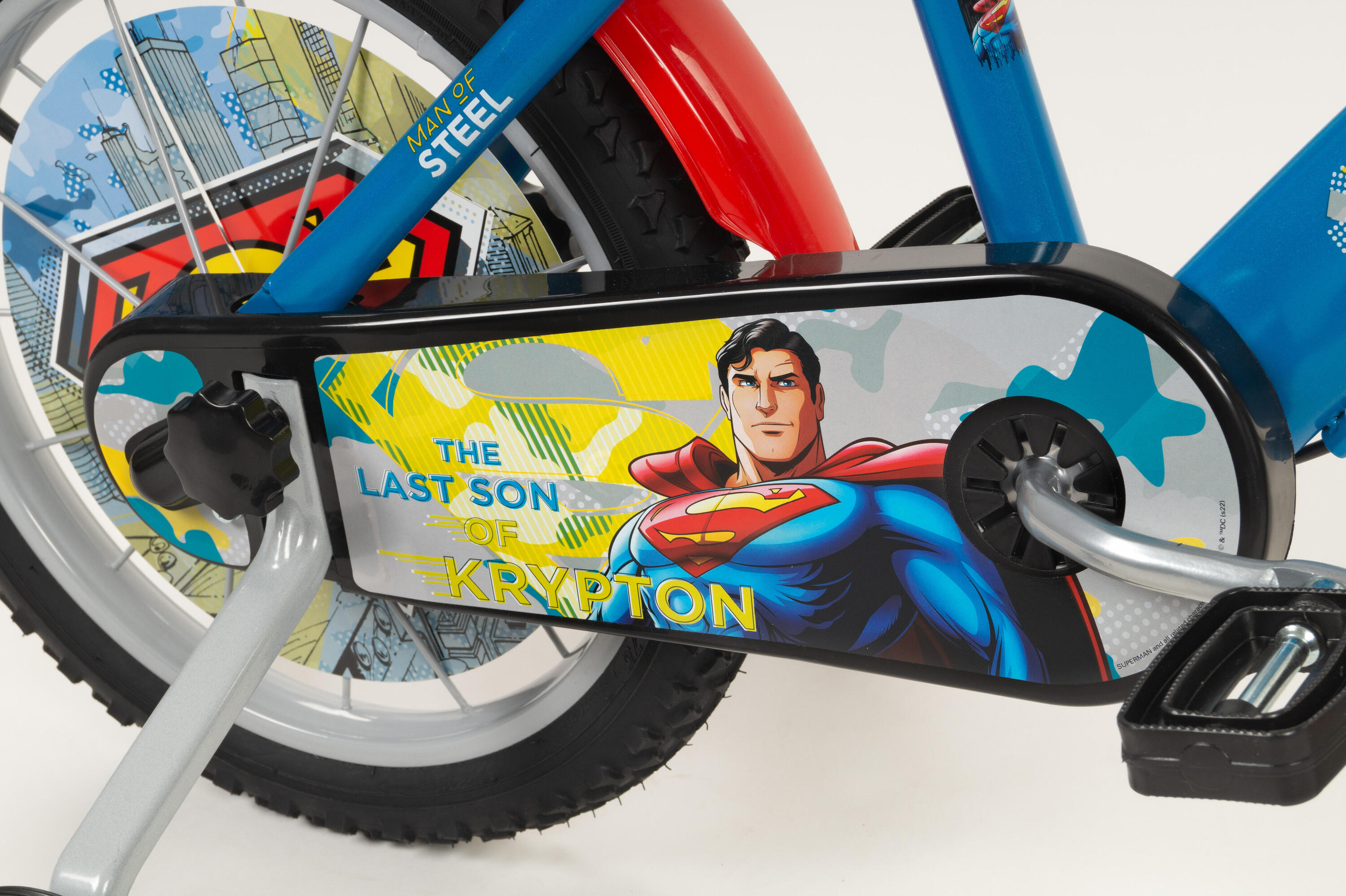 Superman 16" Bicycle  - Blue 5/5