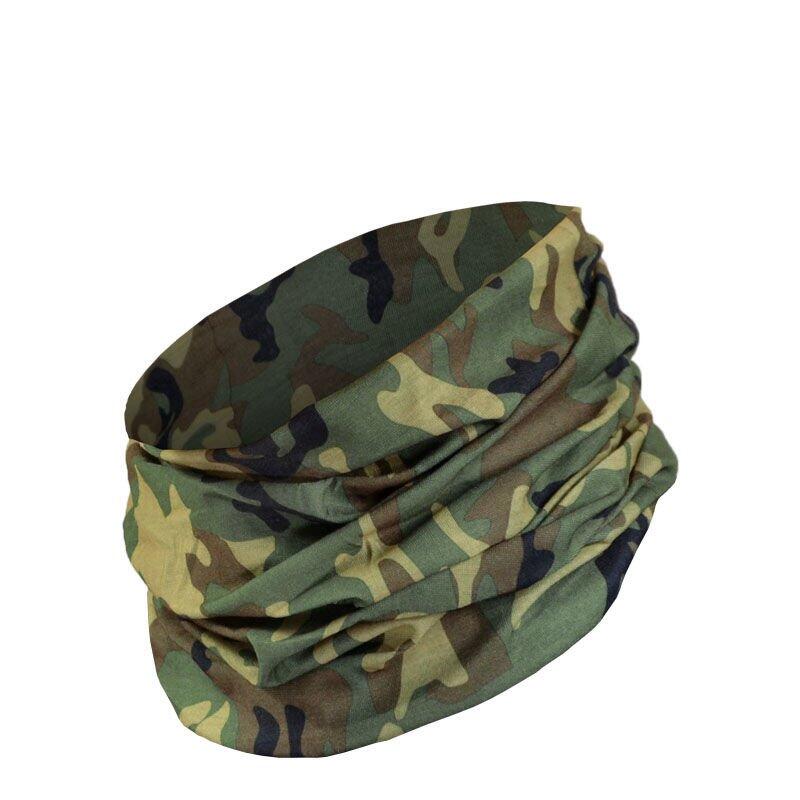 Mil-Tec Multifunction Headgear Woodland 3/5