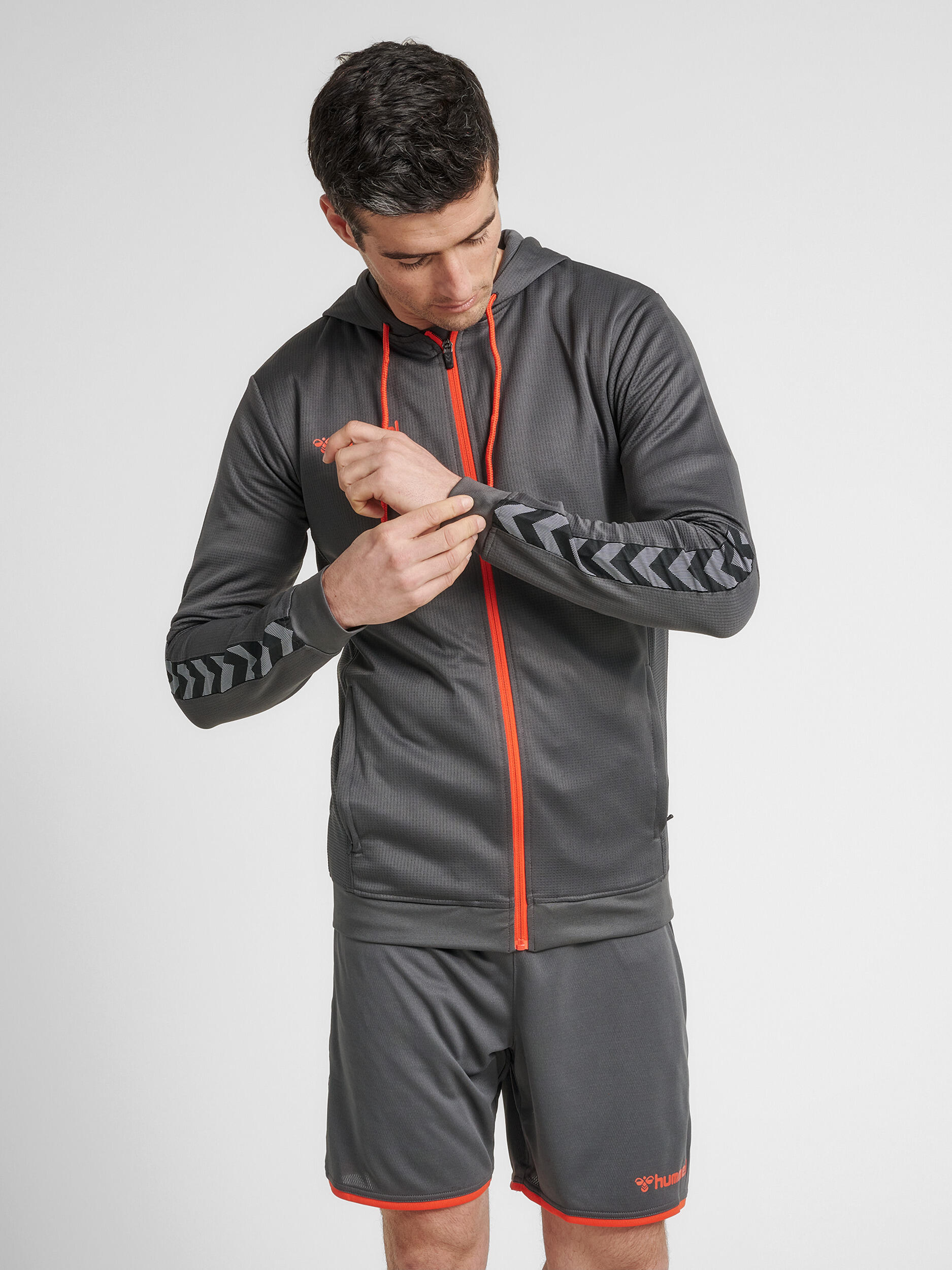 Reißverschluss Kapuzenpullover Hmlauthentic Herren HUMMEL 1/7