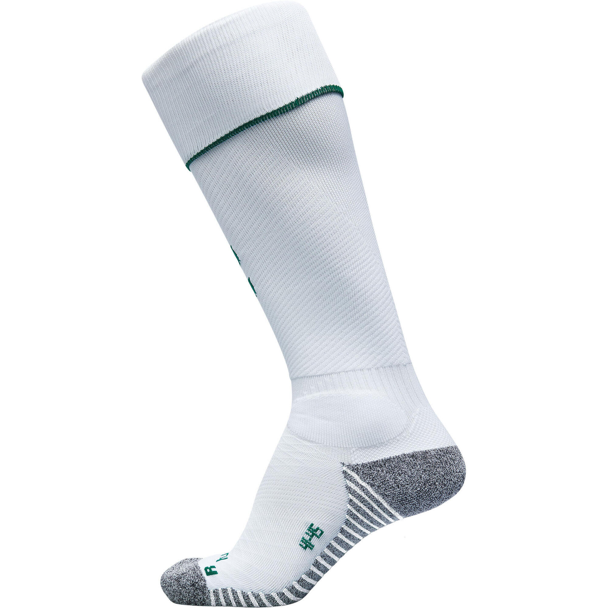 Hummel - Enfiler Spray Adhérent Chaussettes Pro Football Adulte Hummel - Chaussettes - Blanc|vert - 32/34 - Decathlon
