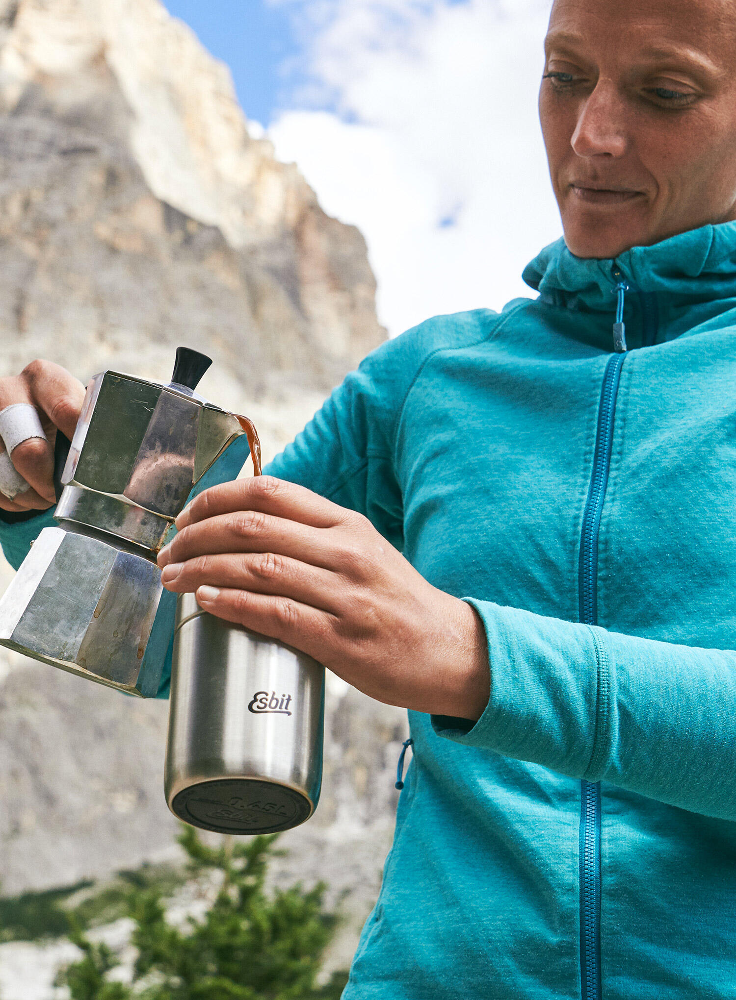 Thermobecher mit Flip Top Esbit 4/7