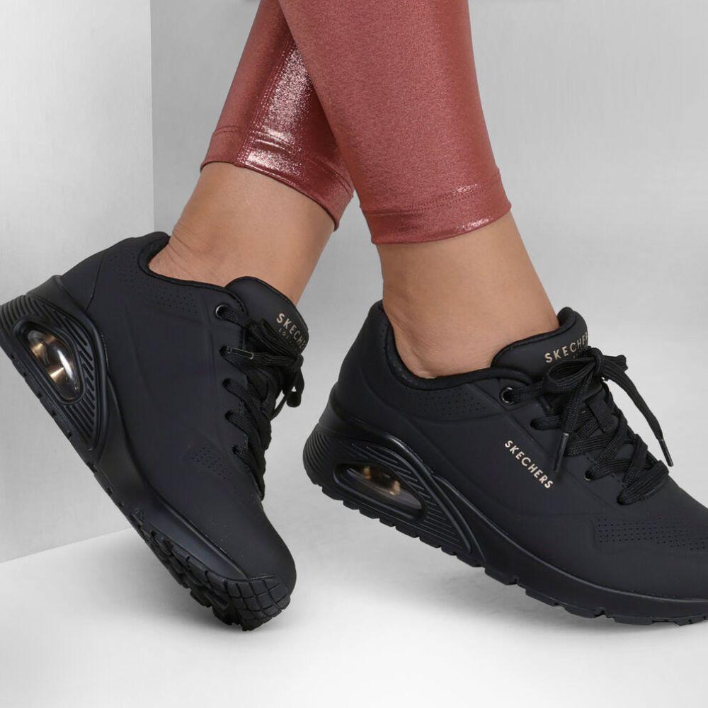 Calçado Skechers UNO EVERYWEAR Preto, Mulheres 4/4