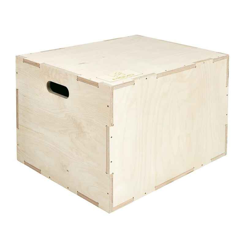 Jump Box plyometrische Box aus Holz 30x40x50 cm MOVO