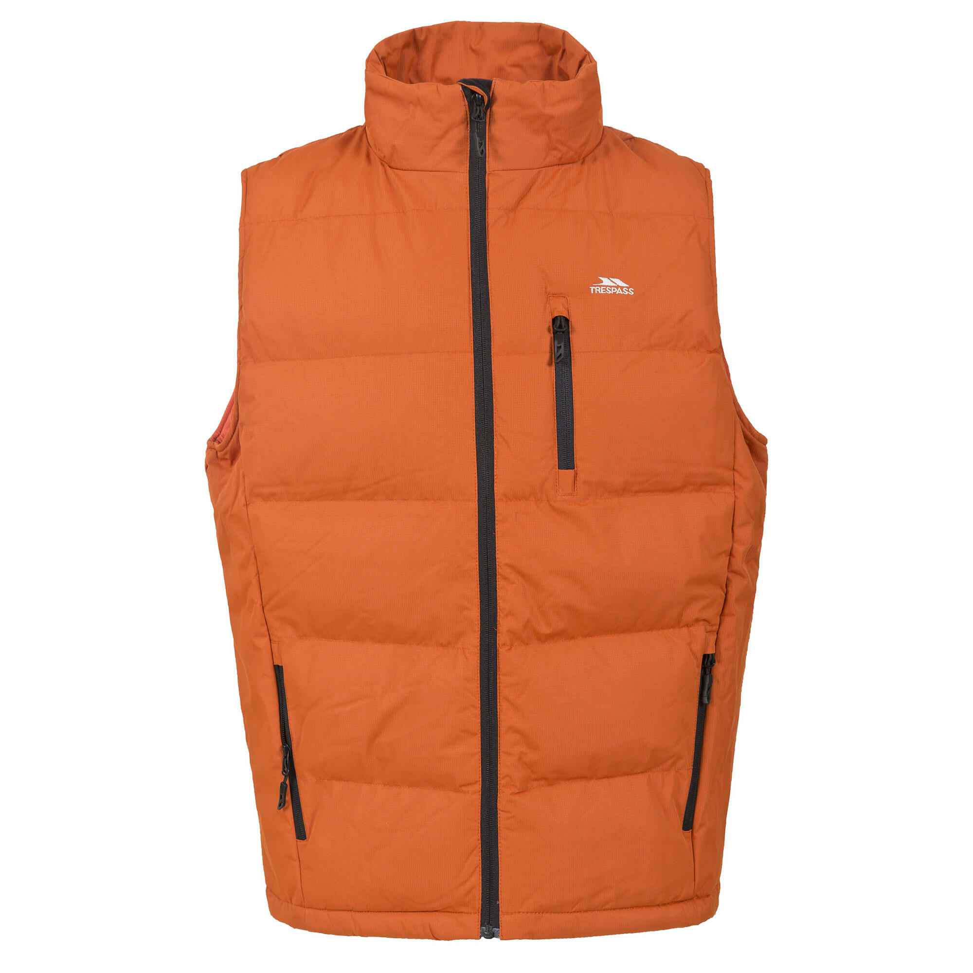 CLASP Men's Sleeveless Down Jacket (Orange)