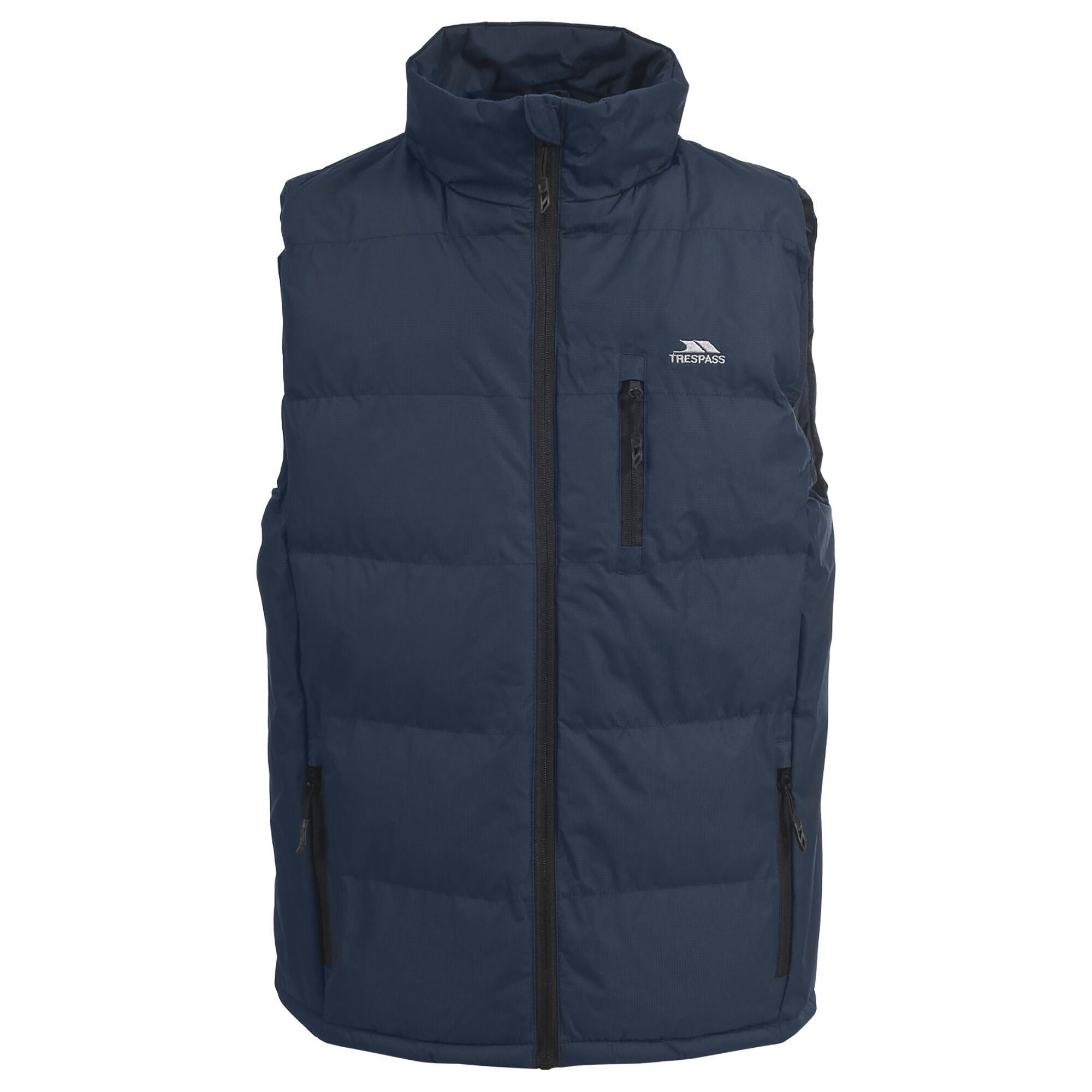 TRESPASS Mens Clasp Padded Gilet/Bodywarmer (Navy)