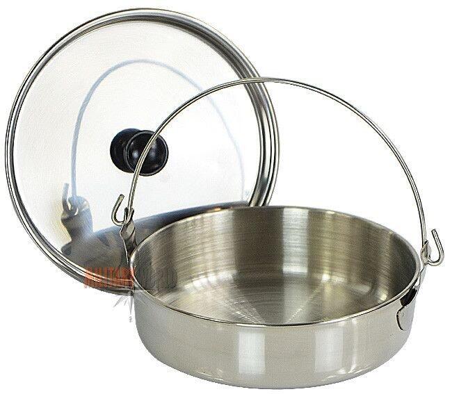 Mil-Tec 1 Person Stainless Steel Cook Set 3/5