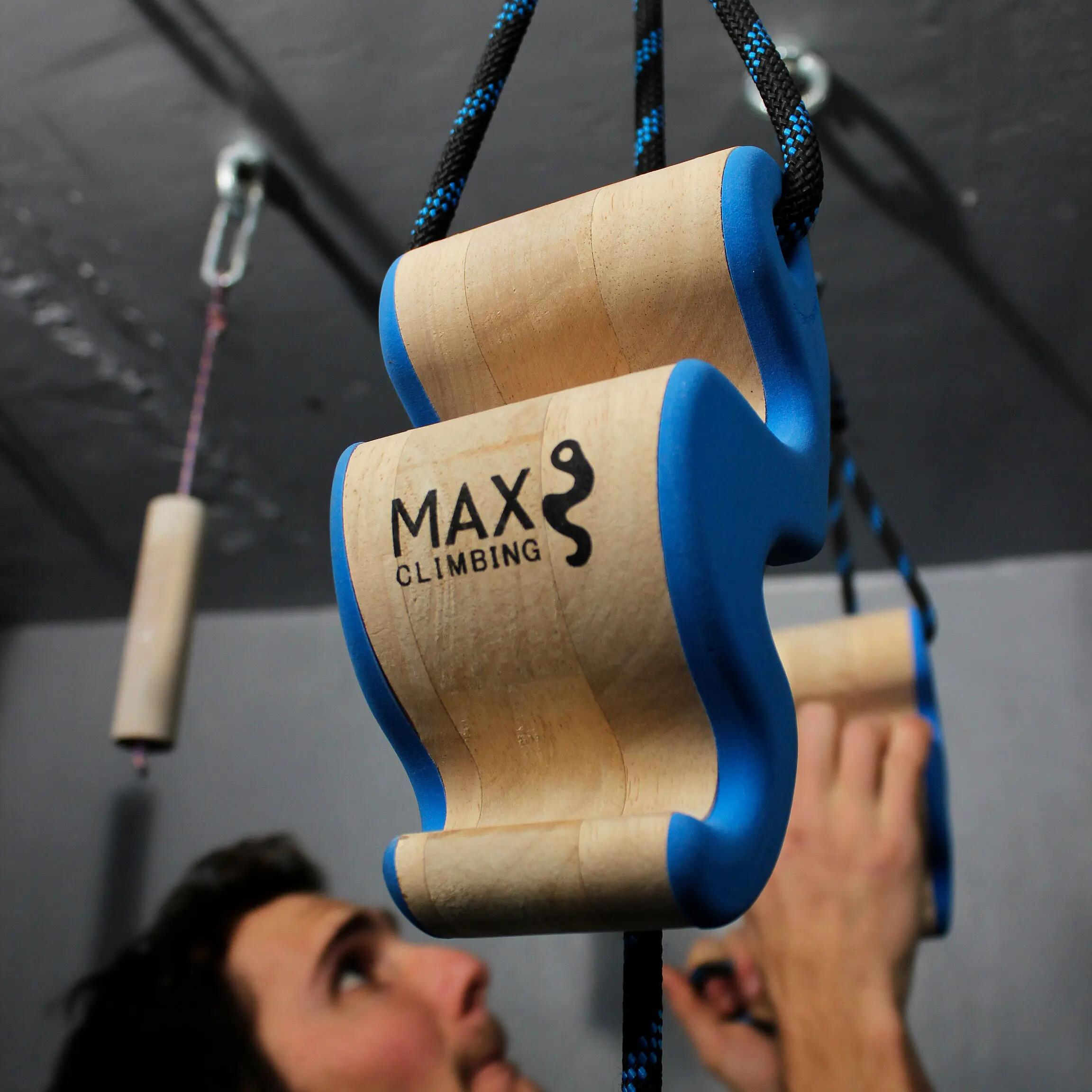 Tréninkové zařízení MAX GRIP HYBRID Modré Lezení YY VERTICAL 2/3