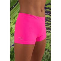 Shorts de Gymnastique et de Danse Rose Fluorescent Femme