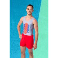 Shorts de Gymnastique Rouge Enfant