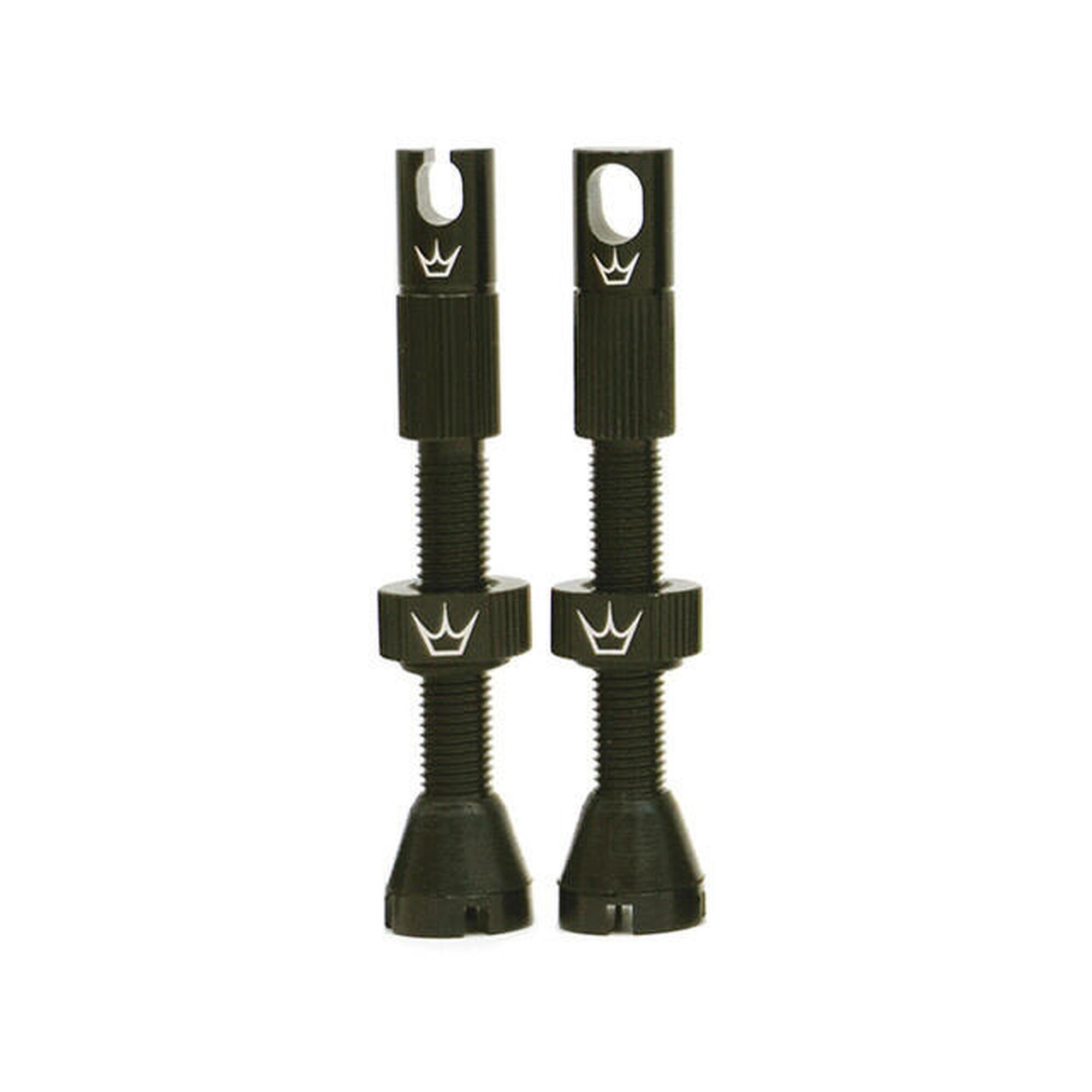 Peatys x Chris King (MK2) Tubeless Valves - 80mm / Navy 3/5