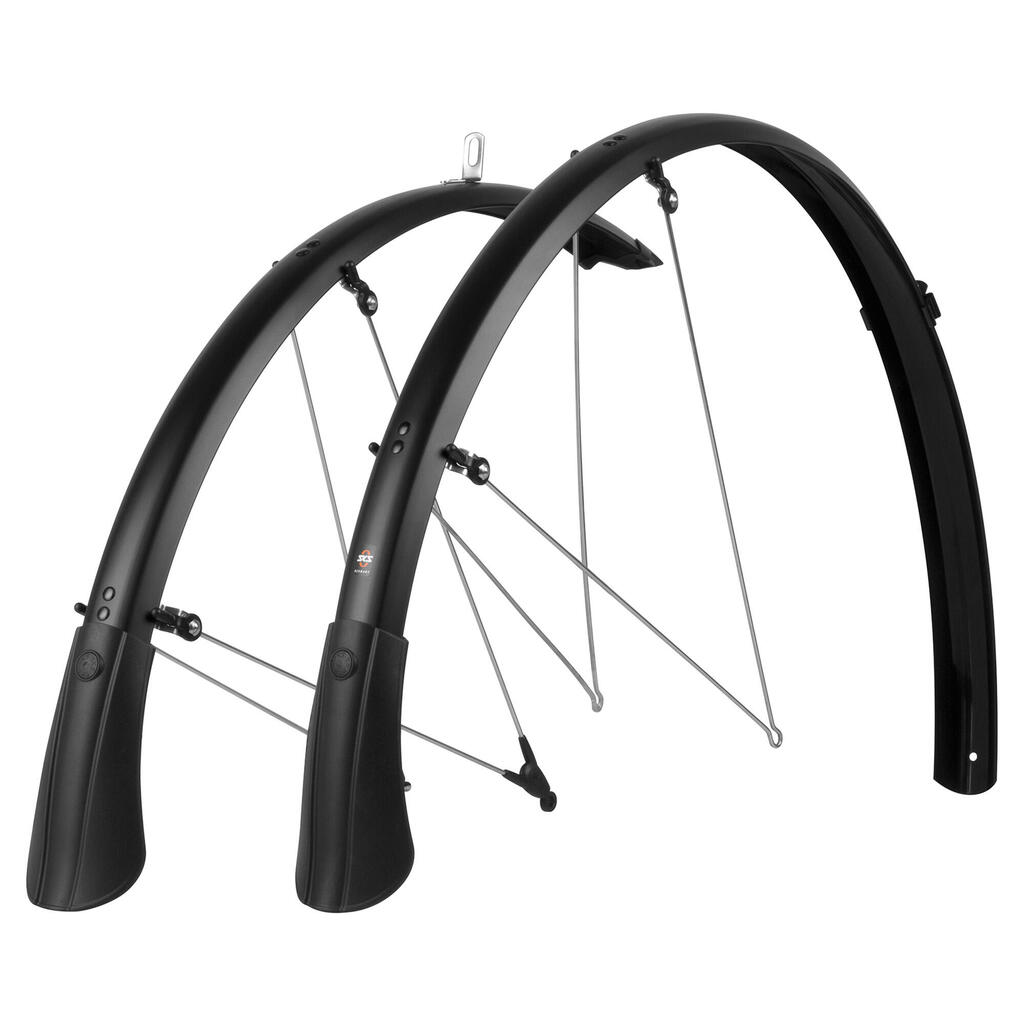 Bluemels Mudguard Set Matt Black Road 53mm 28"
