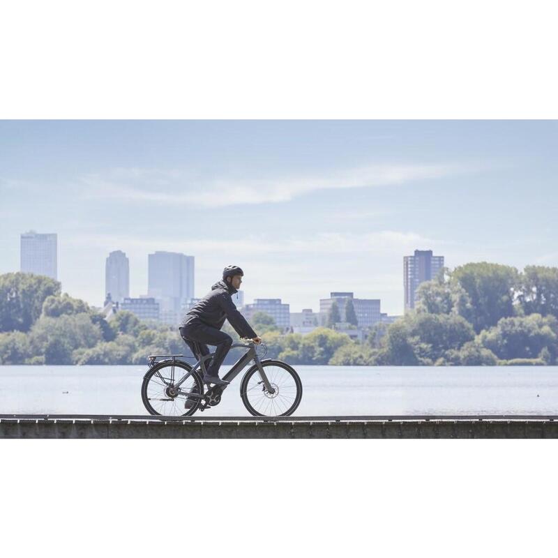Poncho de pluie pour vélo Hoga, noir
