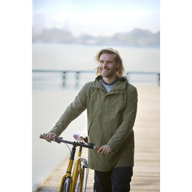 Poncho de pluie pour vélo Hoga, noir