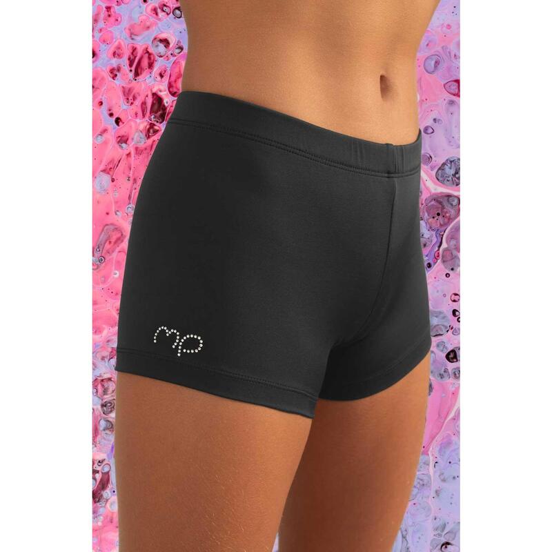 Shorts de Gymnastique et de Danse Gris Femme