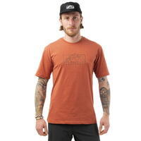 T-shirt Mountain Logo - Orange