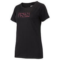 T-shirt femme Brand - Noir/Aubergine