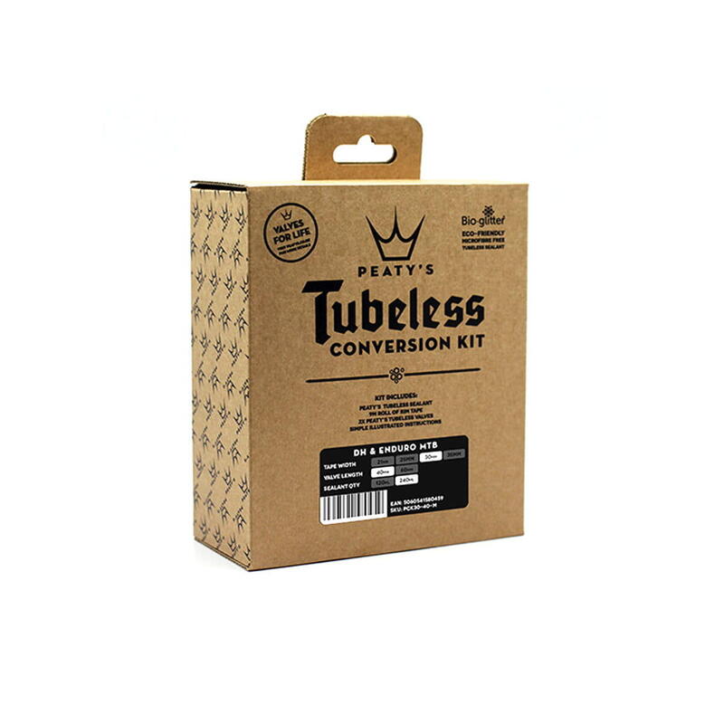 Kit de conversion tubeless XC/Urban 25 mm noir