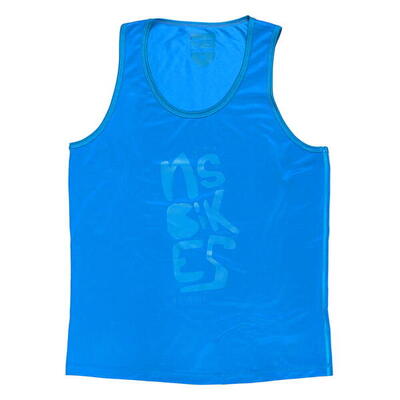 Doodle tank top blauw