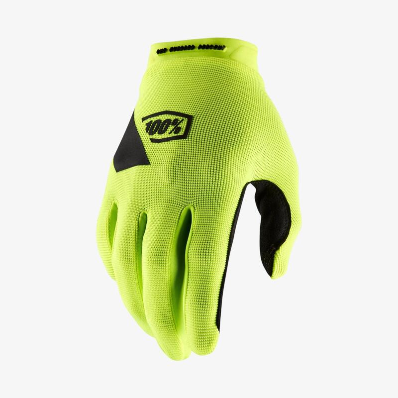 Gants vélo adulte Ridecamp jaune