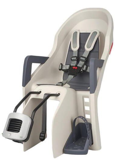 Fahrradsitz hinten für Rahmen Guppy Blau und Beige