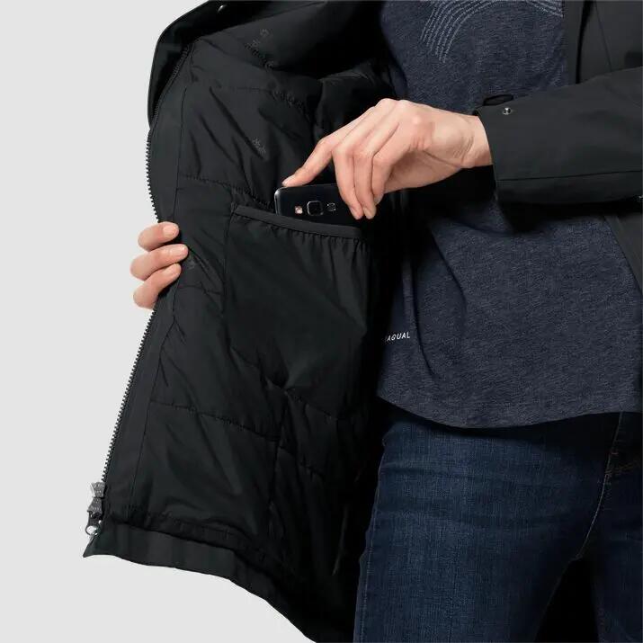 Płaszcz damski Jack Wolfskin madison avenue 4/5