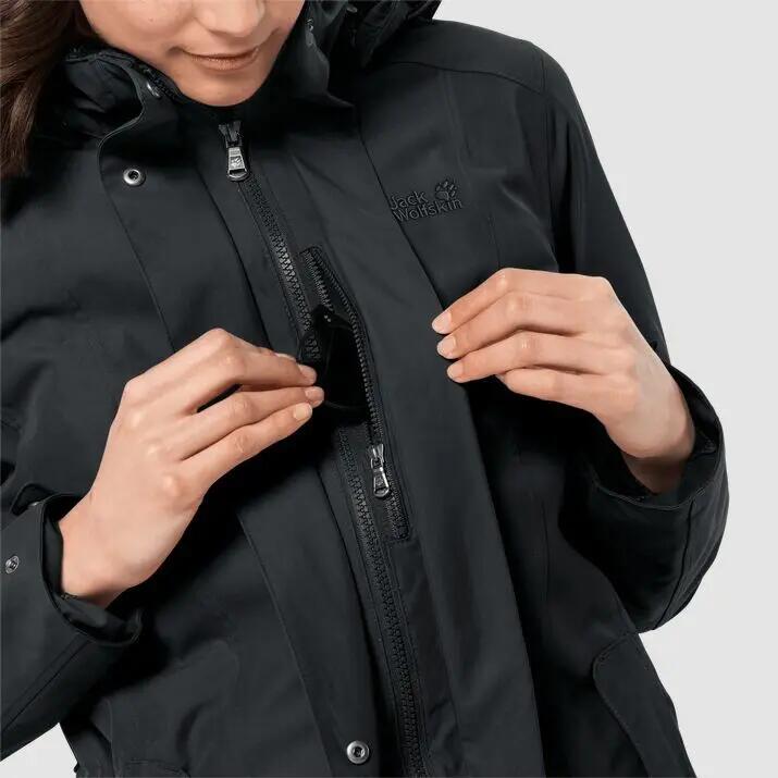 Płaszcz damski Jack Wolfskin madison avenue 3/5