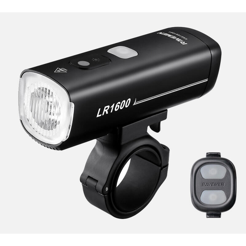 Ravemen LR1600 fiets koplamp | Intelligente Dagrijverlichting | 1600 lumen