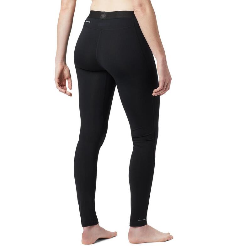 Unterziehhose Midweight Stretch Tight Damen - Schwarz