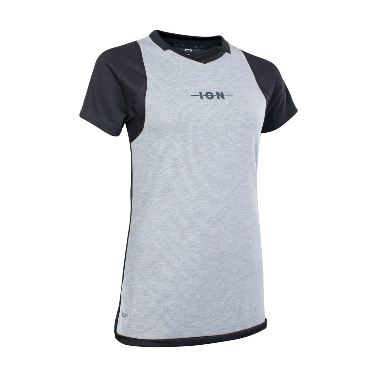 ION Tee SS Scrub AMP WMS - Damestrui - Zwart/Grijs