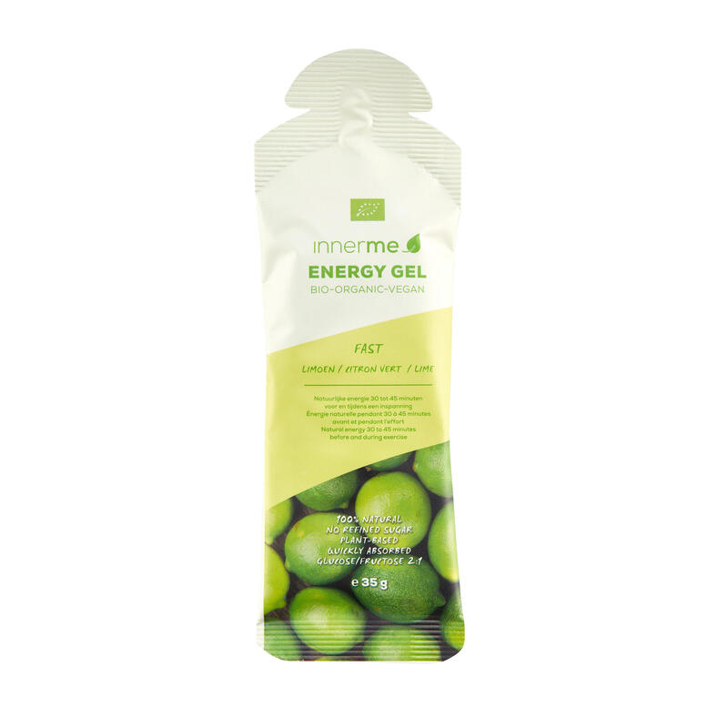Energy Gels 'Fast' Citron Vert (12 x 35 g) - Bio & Vegan