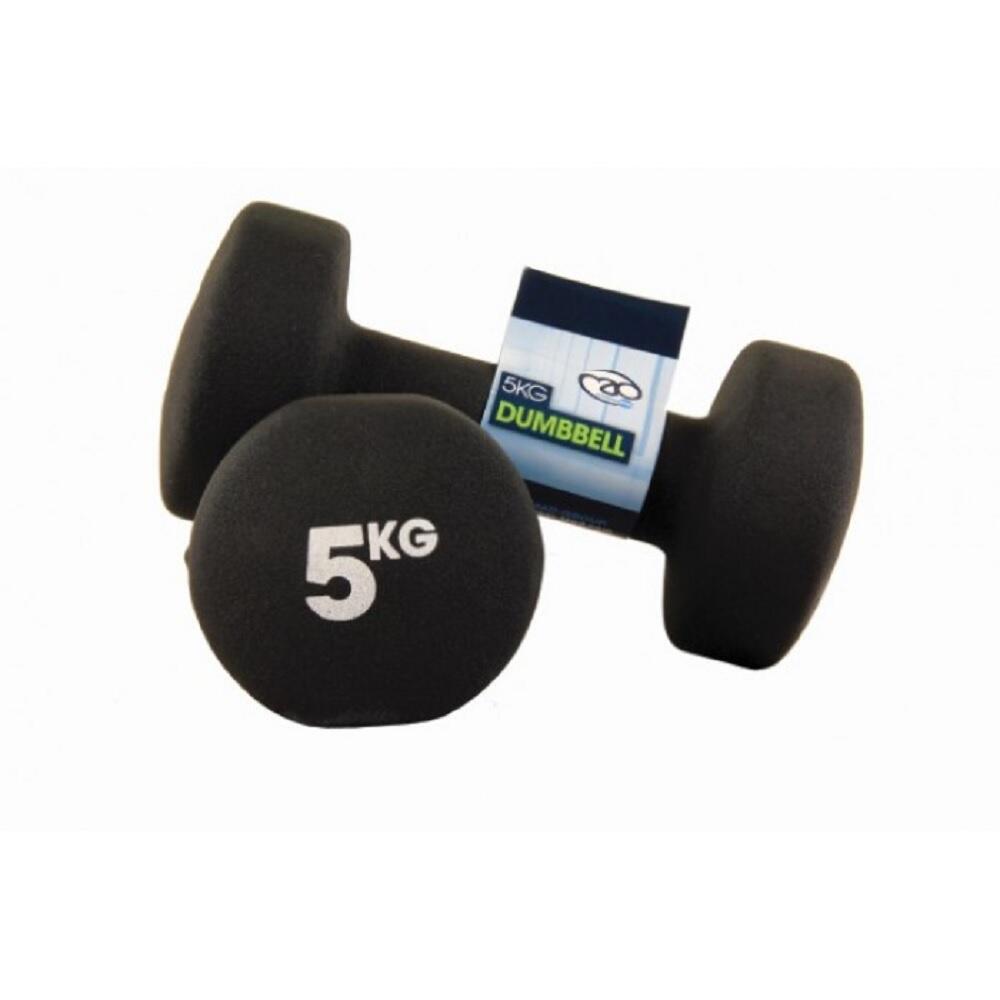 Neoprene Dumbell Set (Pack Of 2) (Black) 1/3