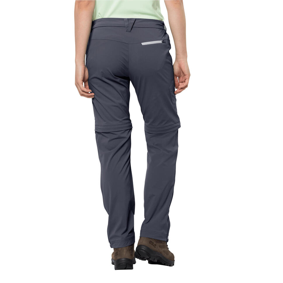 Damskie wodoodporne spodnie zapinane na zamek Jack Wolfskin Overland Away