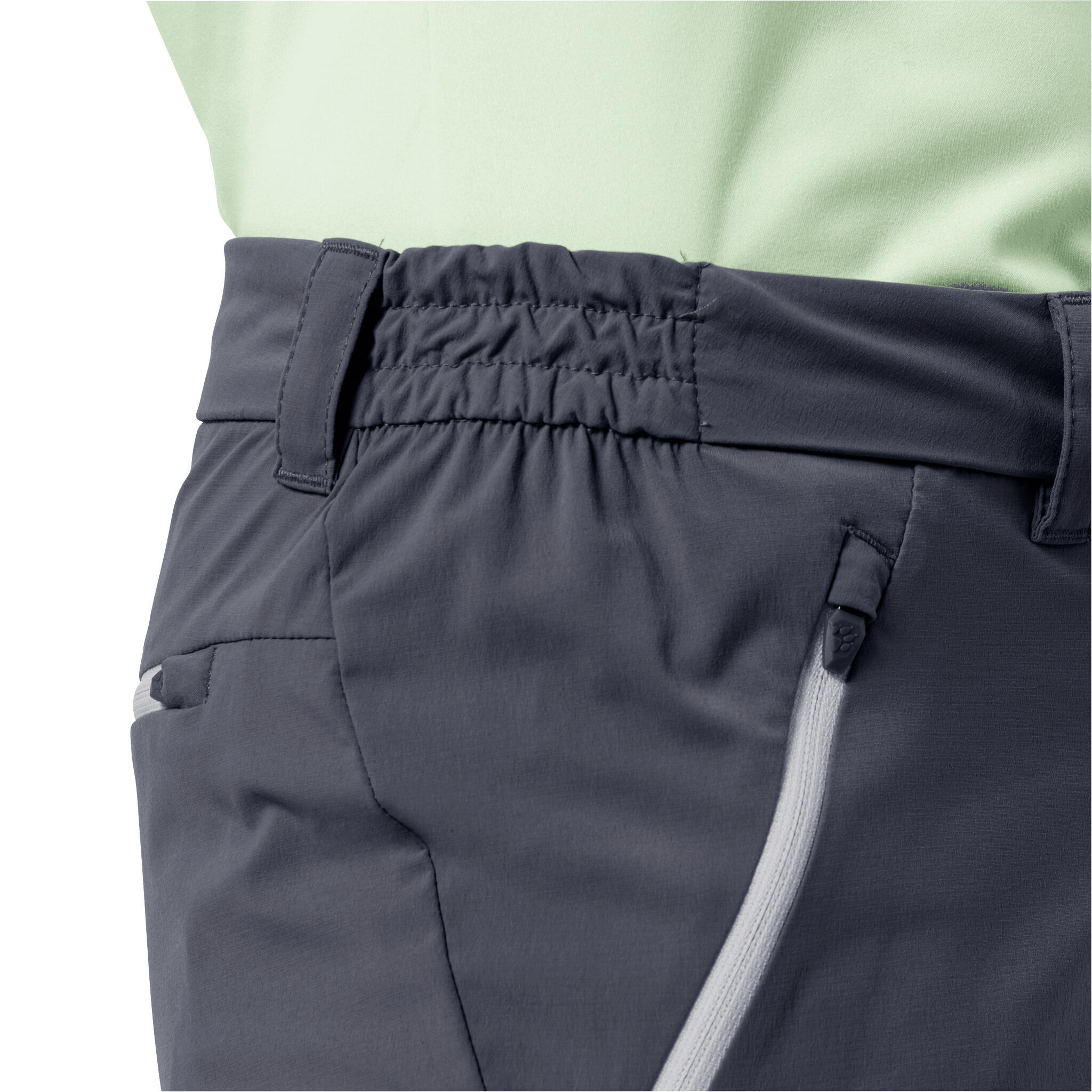 Waterdichte damesbroek met rits Jack Wolfskin Overland Away 3/5