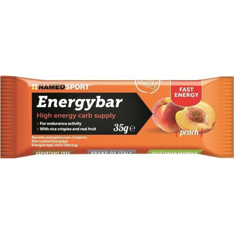 Barre énergétique EnergyBar peach 12 pièces