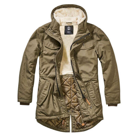 Parka zimowa Męska Brandit Parka Marsh Lake Olive