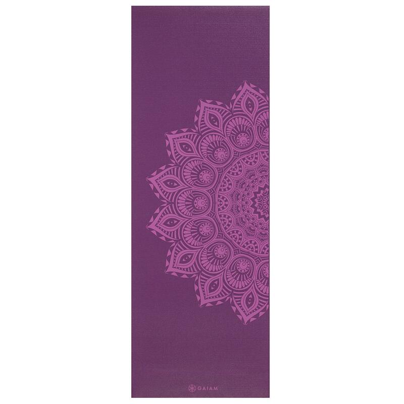 Tapis de Yoga - 6mm - Mandala Violet