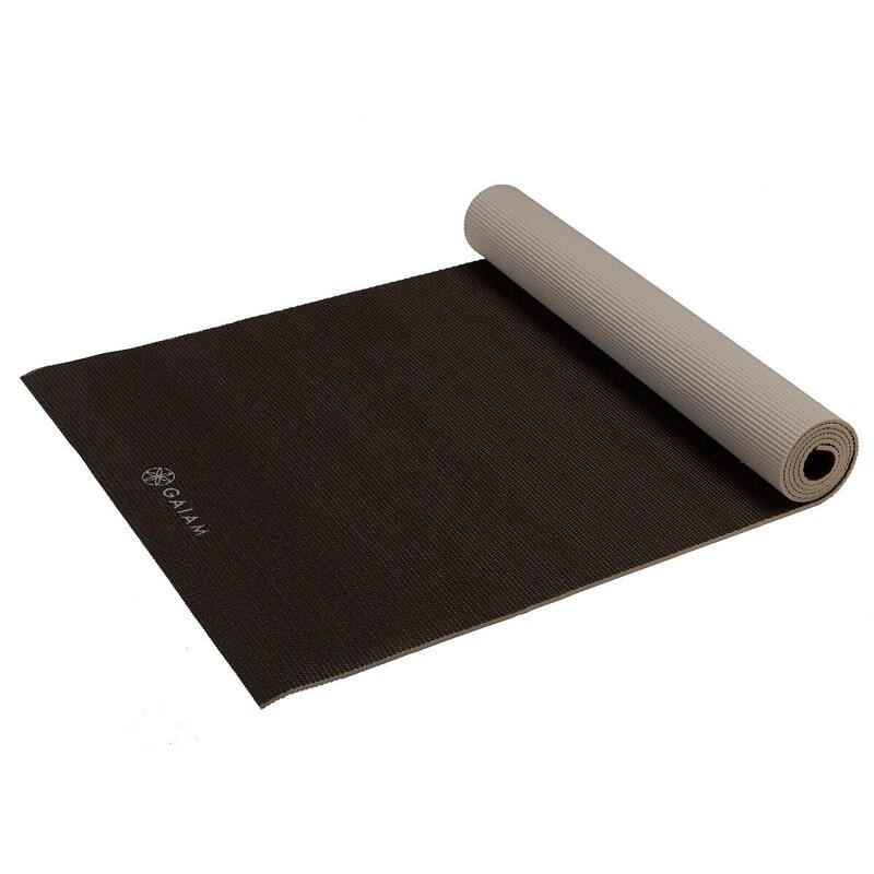 2-Color Yoga Mat - 6 mm - Granite Storm