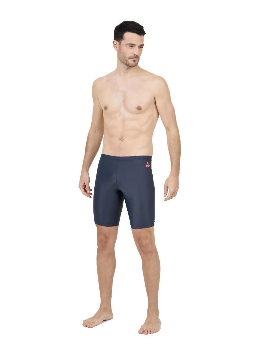 AQUA SPHERE Aqua Sphere Men's Essentials Jammer - Dark Grey / Coral