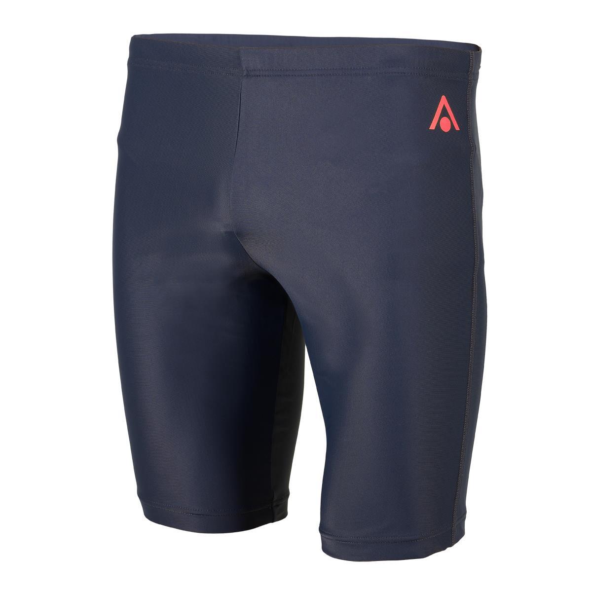 Aqua Sphere Men's Essentials Jammer - Dark Grey / Coral 2/3