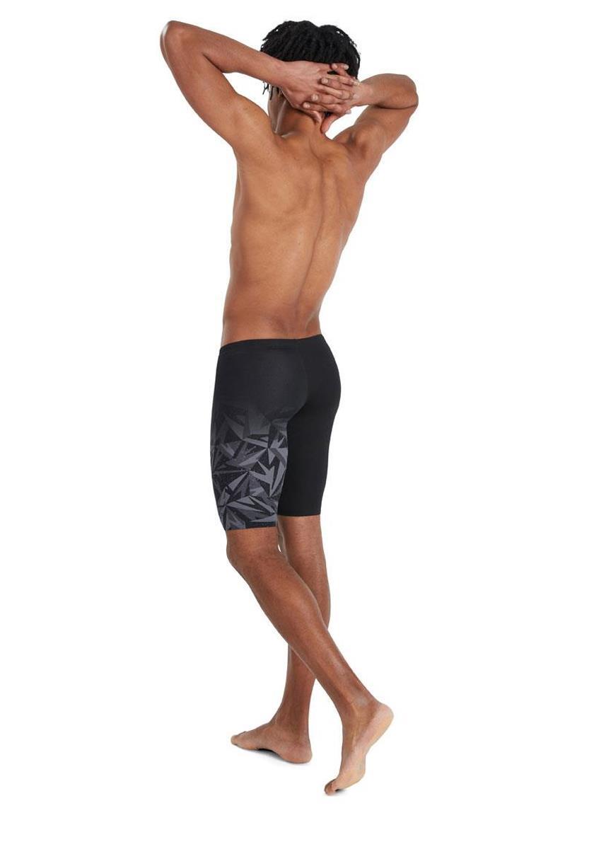 Speedo Men's Hyperboom Placement VCut Jammer Black/ Oxid Grey SPEEDO