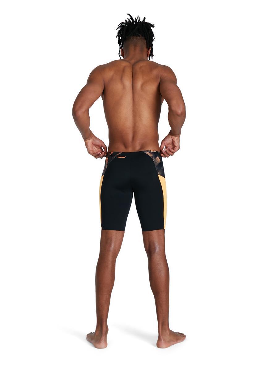 Speedo ECO END+ Splice Jammer - Black/ Papaya Punch/ USA Charcoal 3/5