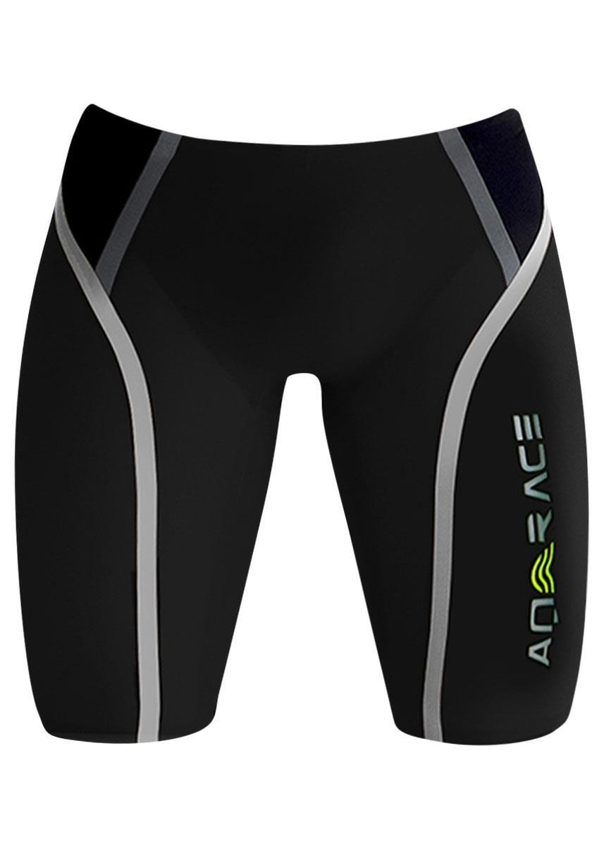 AquaRapid AQRace Mens Kronos Jammer - Black 1/3