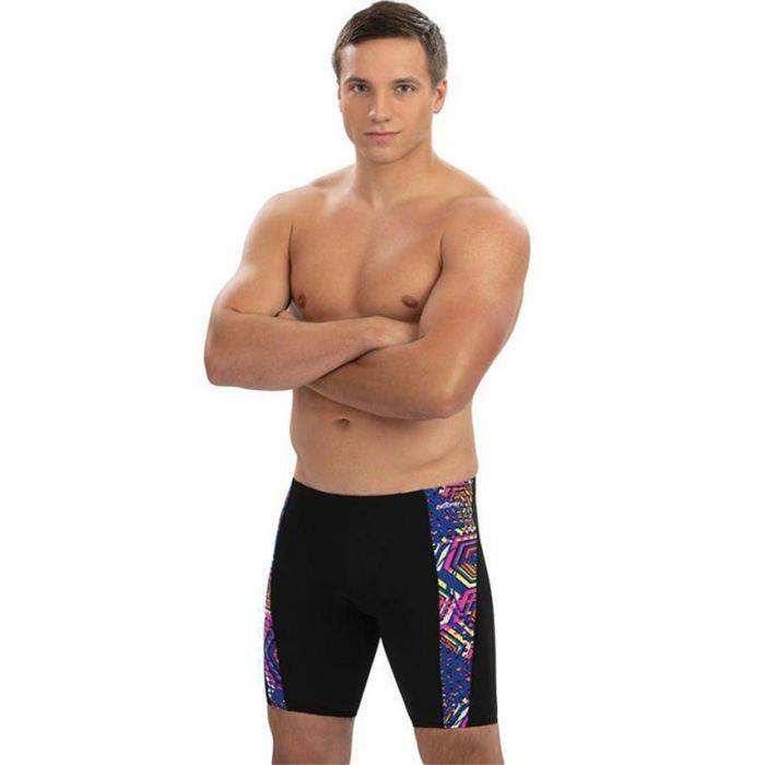 Dolfin Mens Reliance Hive Spliced Jammer - Multi Royal 1/2