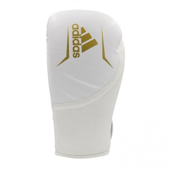 Guantes de Boxeo Speed 200 (Kick) - Blanco/Oro