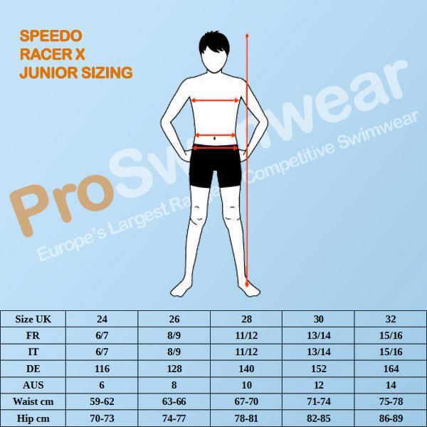 SPEEDO Speedo Fastskin Junior LZR Racer X Jammer - Black / Chroma Blue / Brilliant Blue